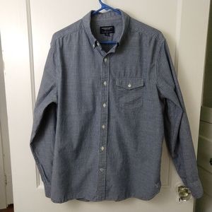 American Eagle Striped Button Down Shirt
